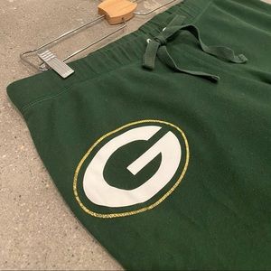 Victoria’s Secret Pink Green Bay Packer Sweats